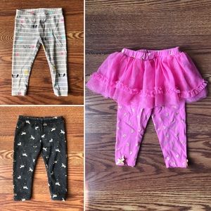 Baby Girl 12 month Pants Bundle